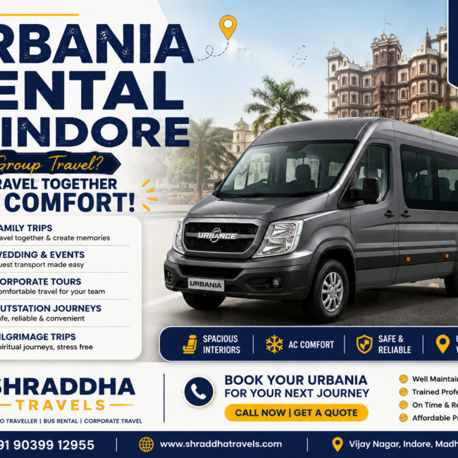Urbania Rental in Indore – Shraddha Travels